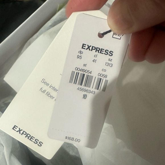 NWT Express black suede ankle boots in box - Picture 11 of 13